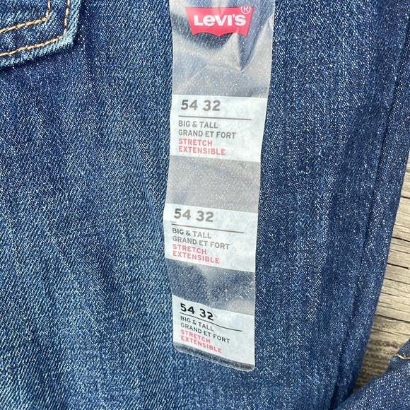 NWT 541™ ATHLETIC TAPER MEN'S JEANS (BIG & TALL) 54/32 - Picture 7 of 14